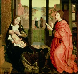 Saint Luc dessinant un portrait de la Vierge